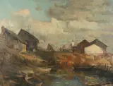 Vladimir Mihailovich Shatalow, October, Oil on canvas