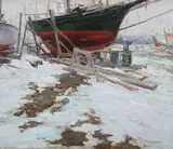 Caleb Arnold Slade, Cape Cod, Oil on canvas
