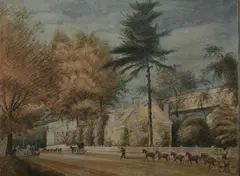 Augustus Kollner, Robeson'S Ridge Road, PA, watercolor and pencil