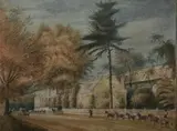 Augustus Kollner, Robeson'S Ridge Road, PA, watercolor and pencil