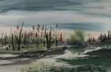 Adolf Dehn, Cattails in Marsh