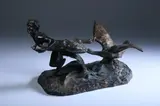 Victor H. Seifert, The Faun and the Goose, Bronze - Height: 9 1/2 in
