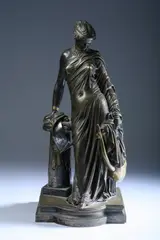 James Pradier, Standing Sappho, Bronze - Height: 17 1/2 in