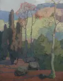 Olaf Olesen, Spring, Oil on canvas