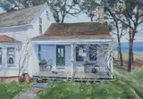 John Whorf, The Artist'S Home, Watercolor