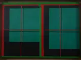 Green by American School, RED, oil on canvas, sold Jul 2010