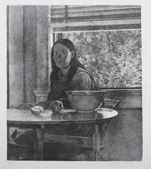 Catherine Murphy, Self-Portrait, Lithograph