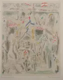 Charles Laborde, Streets and Views of Berlin, Color etching