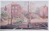 Elizabeth Peak, Untitled, Q STREET, signed, titled and noted "Monoprint/Ghost" in pencil lower margin