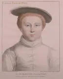 Francesco Bartolozzi, EDWARD PRINCE OF WALES, from the original drawing by Hans Holbein, Color engraving
