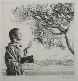 Frank Wright, Saint Francis, Engraving