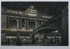 Above the Rush by Frederick Mershimer, Color mezzotint, sold Jul 2010
