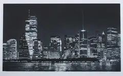 Portal by Frederick Mershimer, Mezzotint, sold Jul 2010