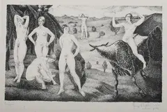 George Biddle, Europa, Lithograph