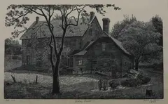 Grace Arnold Albee, Cider Mill, Wood engraving