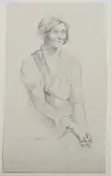 Grace Arnold Albee, Portrait of Ernest Hemingway'S First Wife (Mrs, Pencil on paper