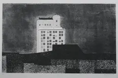 James Sundquist, Untitled (Architecture), Lithograph