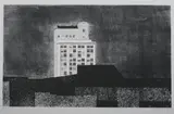James Sundquist, Untitled (Architecture), Lithograph