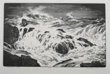 Leo Meissner, Atlantic Fury, Wood engraving