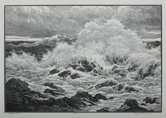 Leo Meissner, Down East, Wood engraving
