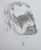 Leonard Baskin, Portrait of Matthias Grunewald