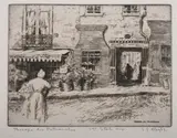 Lester George Hornby, Passage des Patriarches, Etching