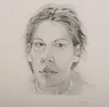 Nona Hershey, Self-Portrait, Aquatint