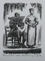 Prentiss Taylor, Early Music, Lithograph