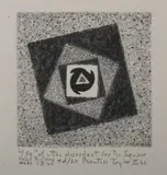 Prentiss Taylor, Four Square Inches of Utter Disrespect for the Square, Lithograph