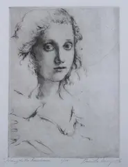 Priscilla Treacy, Homage to the Renaissance, Drypoint