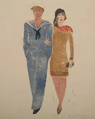 Richard Floethe, Shore Leave, Silkscreen