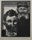 Rosemary Feit Covey, Suppressed Mirth, Wood engraving