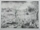 Tom Edwards, Flint Hills Landscape, Etching