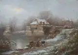 Charles Rousseau, Le Vieux Moulin, Oil on canvas