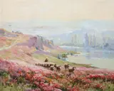 Édouard Pail, Bergère En Morvan, Oil on canvas