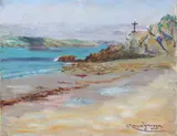 Francis Morton-Johnson, The Point, Oil on board