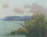 Tom Robertston, Evening on the Loire, Pastel
