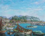 French School, View of Cassis