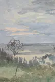 Marthe Orant, Lever de Soleil, Oil on canvas