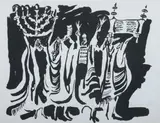 Phillip Ratner, Reading the Torah, Lithograph