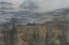 Eugene Gardner, Old Ice House, MARYLAND, pastel