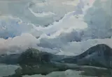 A. H. O. Rolle, Clouds Over the Blue Ridge Mountains