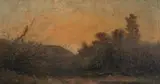 Dusk by American School, DUSK, oil on canvas, sold Sep 2010