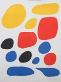 Vladimir Baranov-Rossiné, Complete set of 11 color lithographs and one serigraph, Each signed in pencil lower margin (except for Chagall) and numbered 40/250 on title page. - Original blue cloth-covered portfolio: 28 3/4 in. x 22 in
