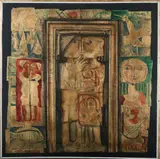 Omar El Nagdi, Accomplissement, Mixed media on canvas
