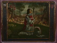 Pinturicchio, Alberto Aringhieri, CAVALIERE DI MALTA, oil on panel