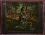 Pinturicchio, Alberto Aringhieri, CAVALIERE DI MALTA, oil on panel