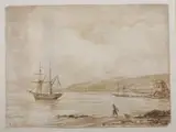 Ivan Konstantinovich Aivazovsky, Crimean View, Watercolor