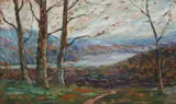 Maximilien Luce, Rolleboise En Automne, Oil on canvas
