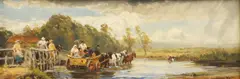Robert Thorne Waite, Untitled, oil on panel 12 x 35cm Provenance: With David Messum